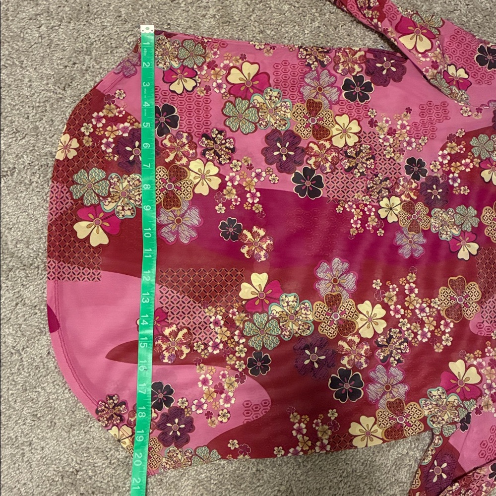 Johnny Was Multicolor Floral Blouse - Picture 8 of 8